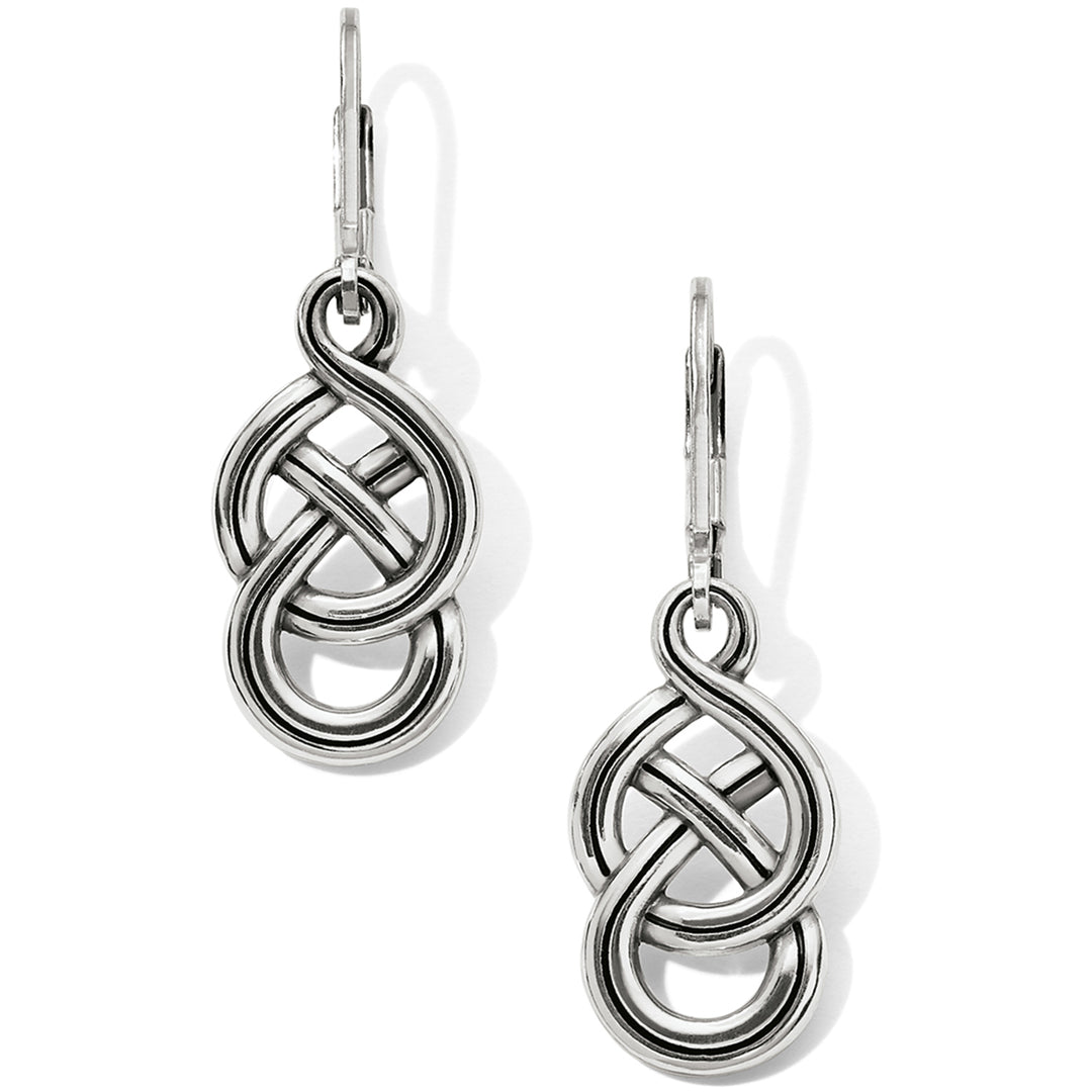 INTERLOK BRAID PETITE LEVERBACK EARRINGS