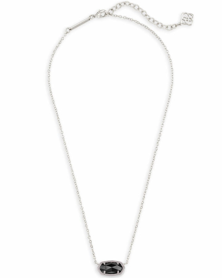 KENDRA SCOTT ELISA NECKLACE - RHOD/BLACK