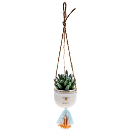 HANGING SUCCULENT POT BEE KIND