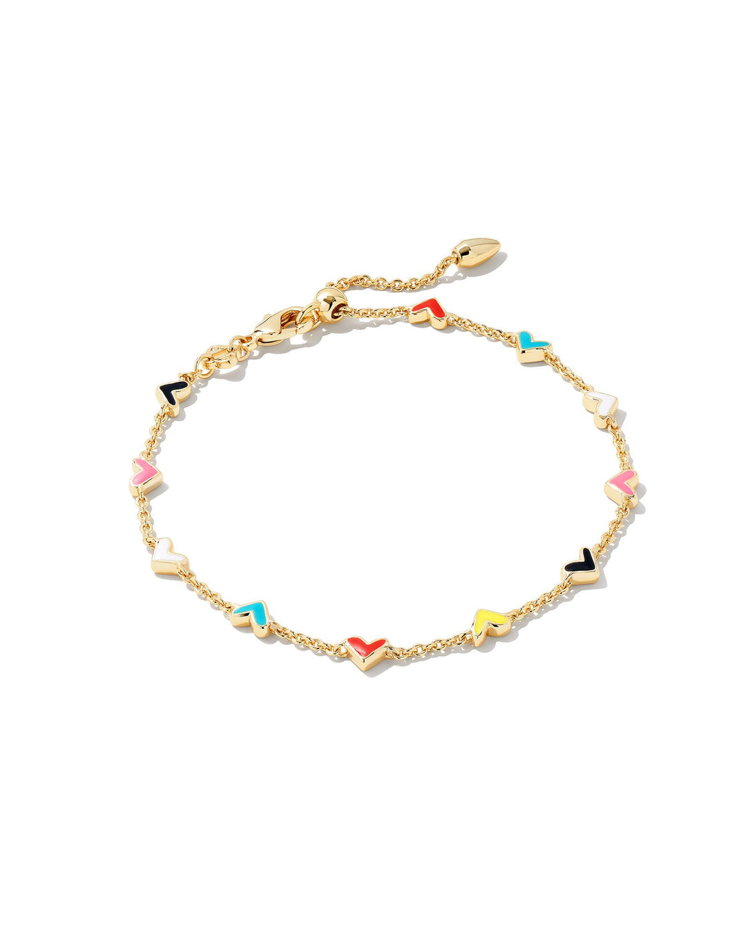 KENDRA SCOTT HAVEN DELICATE CHAIN BRACELET - GOLD MULTI MIX
