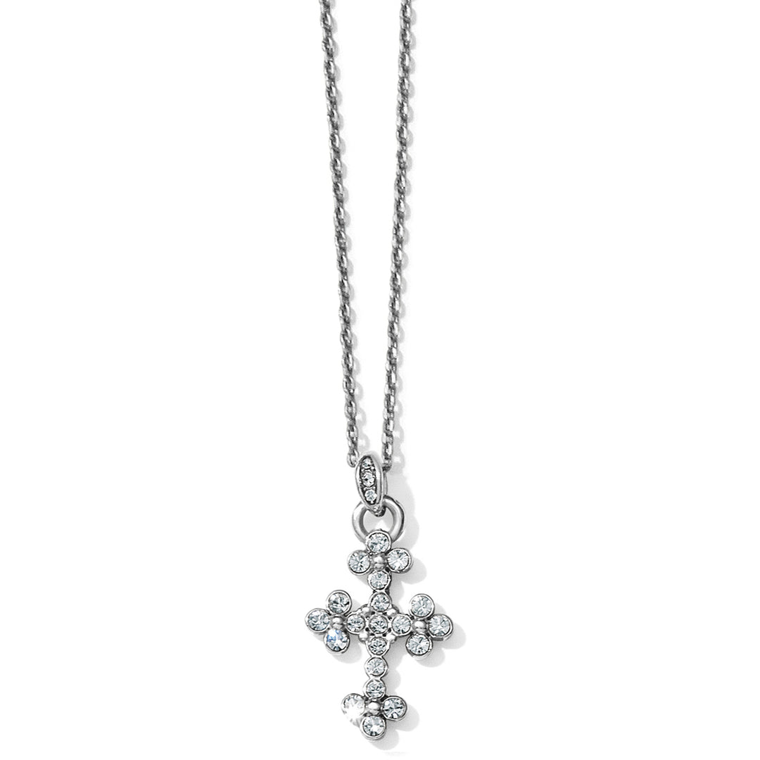 ABBEY CROSS NECKLACE - SILVER