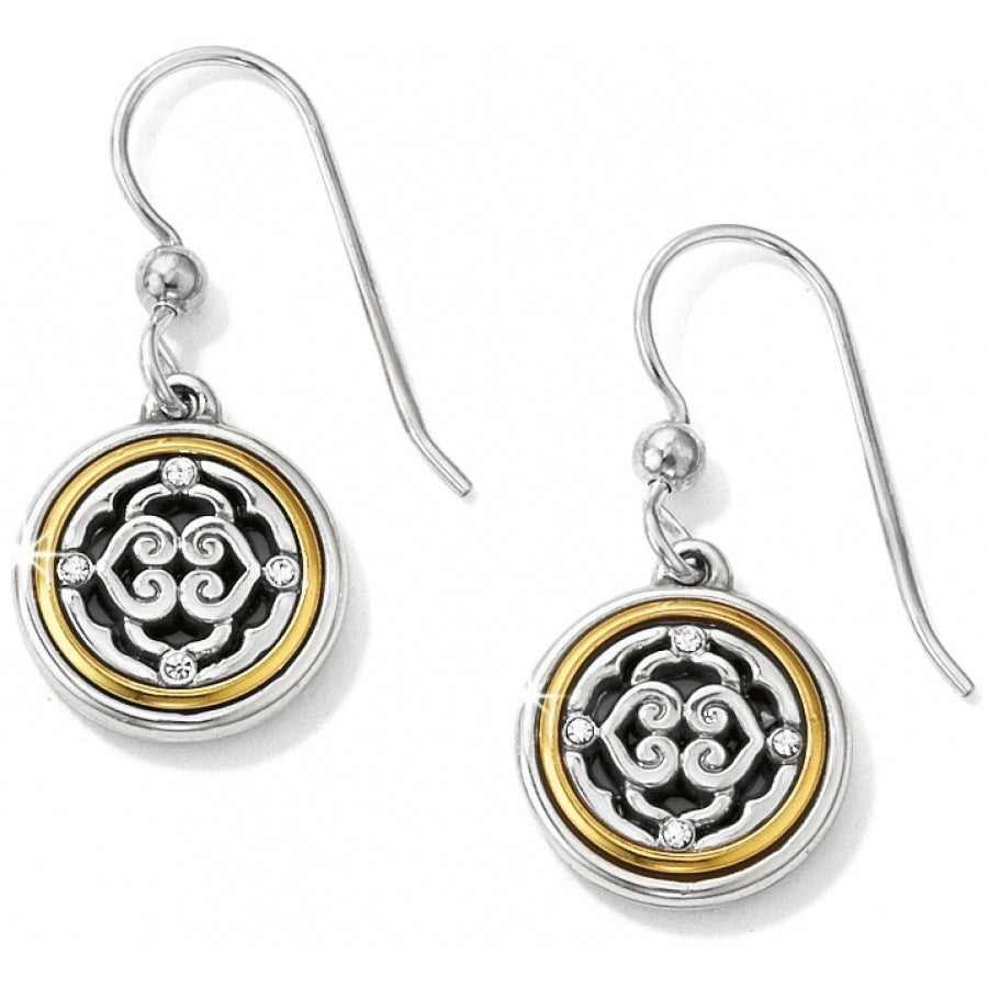 INTRIGUE FRENCH WIRE EARRINGS - SILVER/GOLD