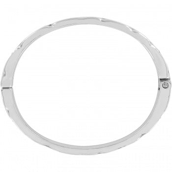 FOOTPRINTS HINGED BANGLE - SILVER