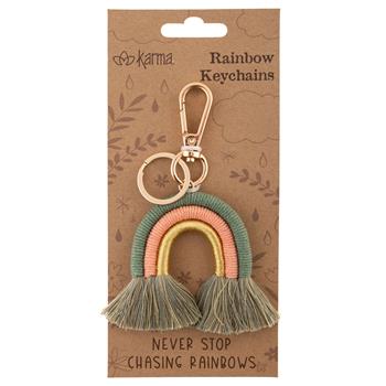RAINBOW KEYCHAIN - NEVER STOP