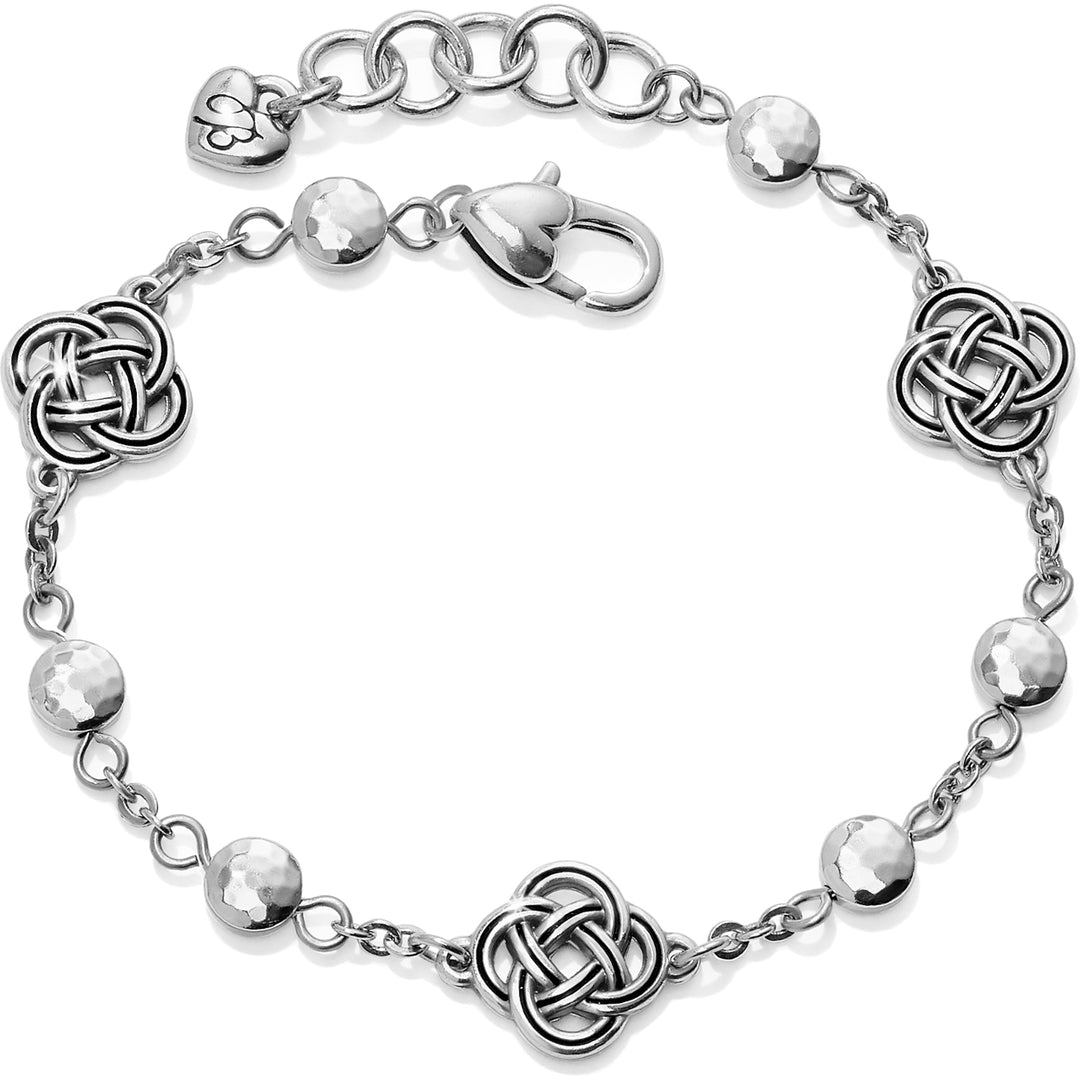 INTERLOK PETITE STATION BRACELET - SILVER