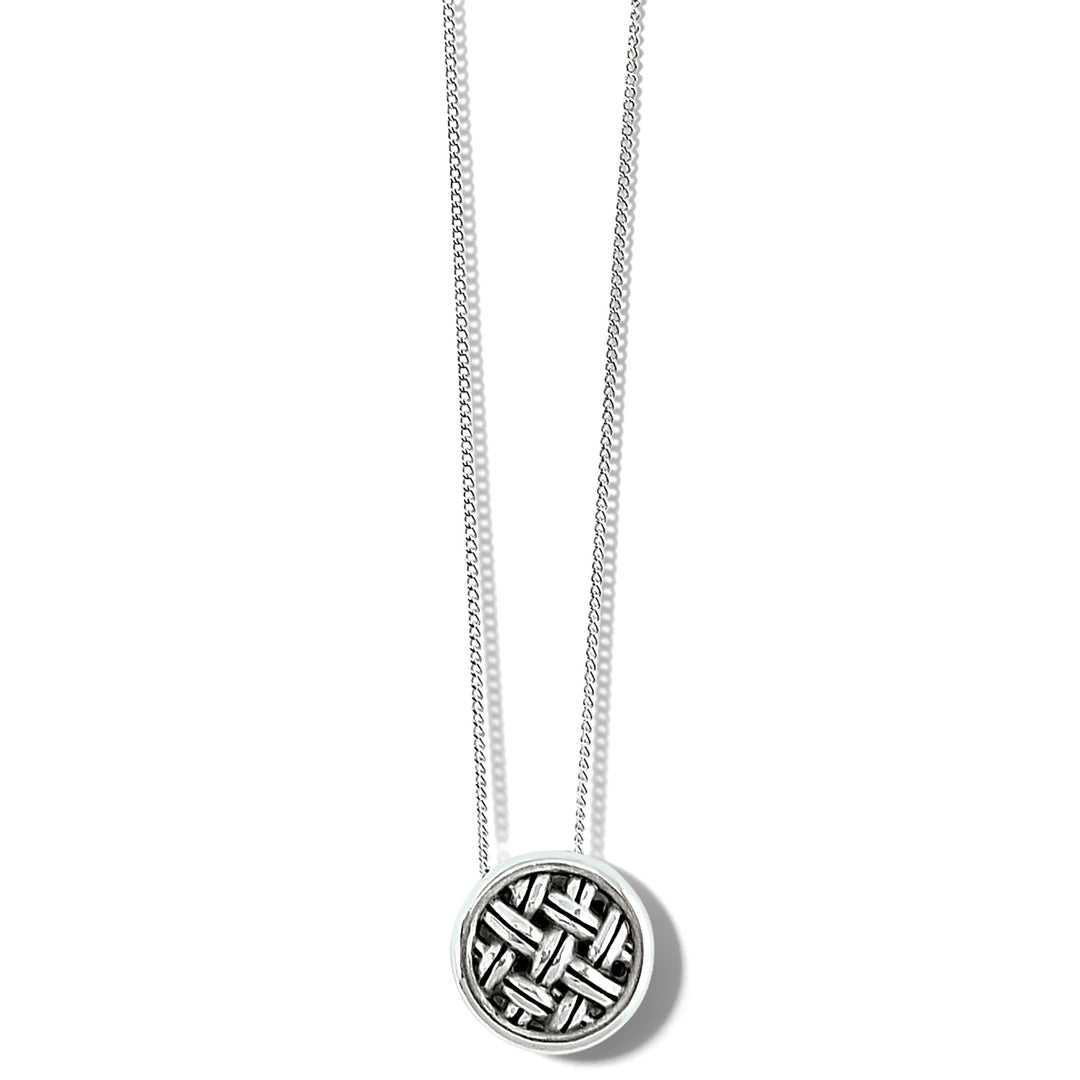 INTERLOK LOOM NECKLACE - SILVER