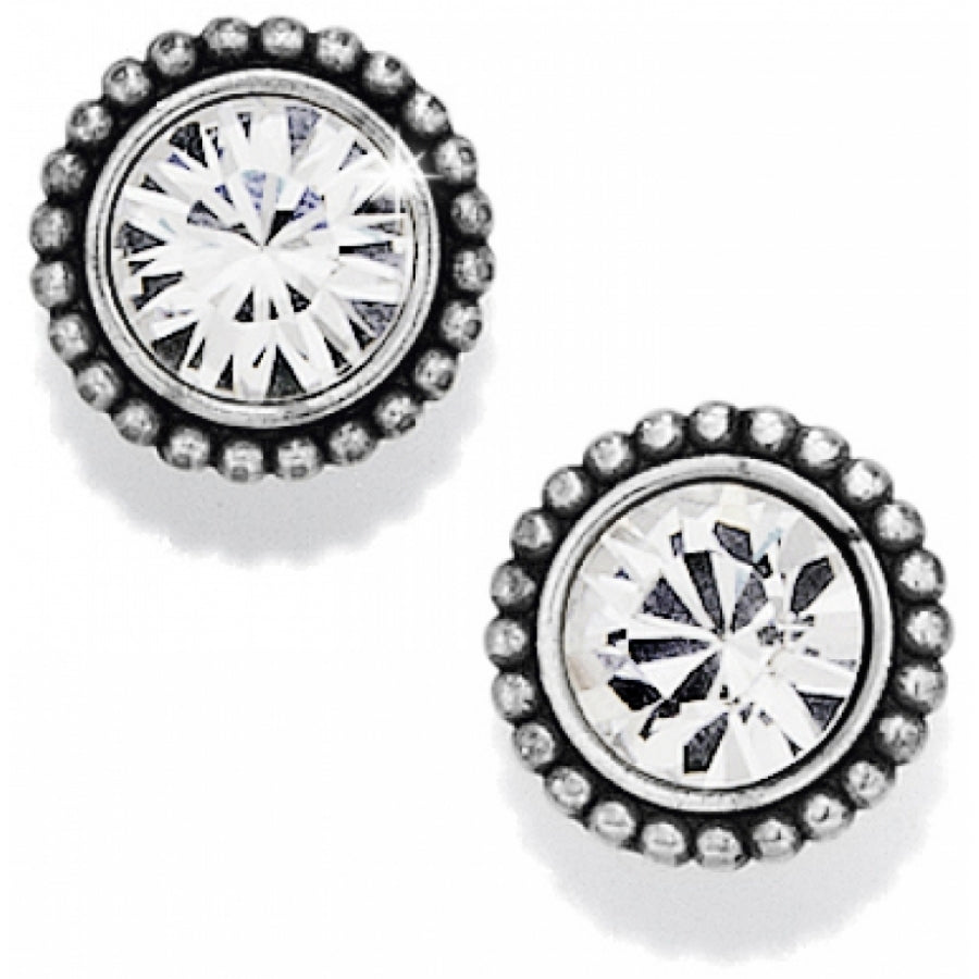TWINKLE LARGE POST EARRINGS - SILVER