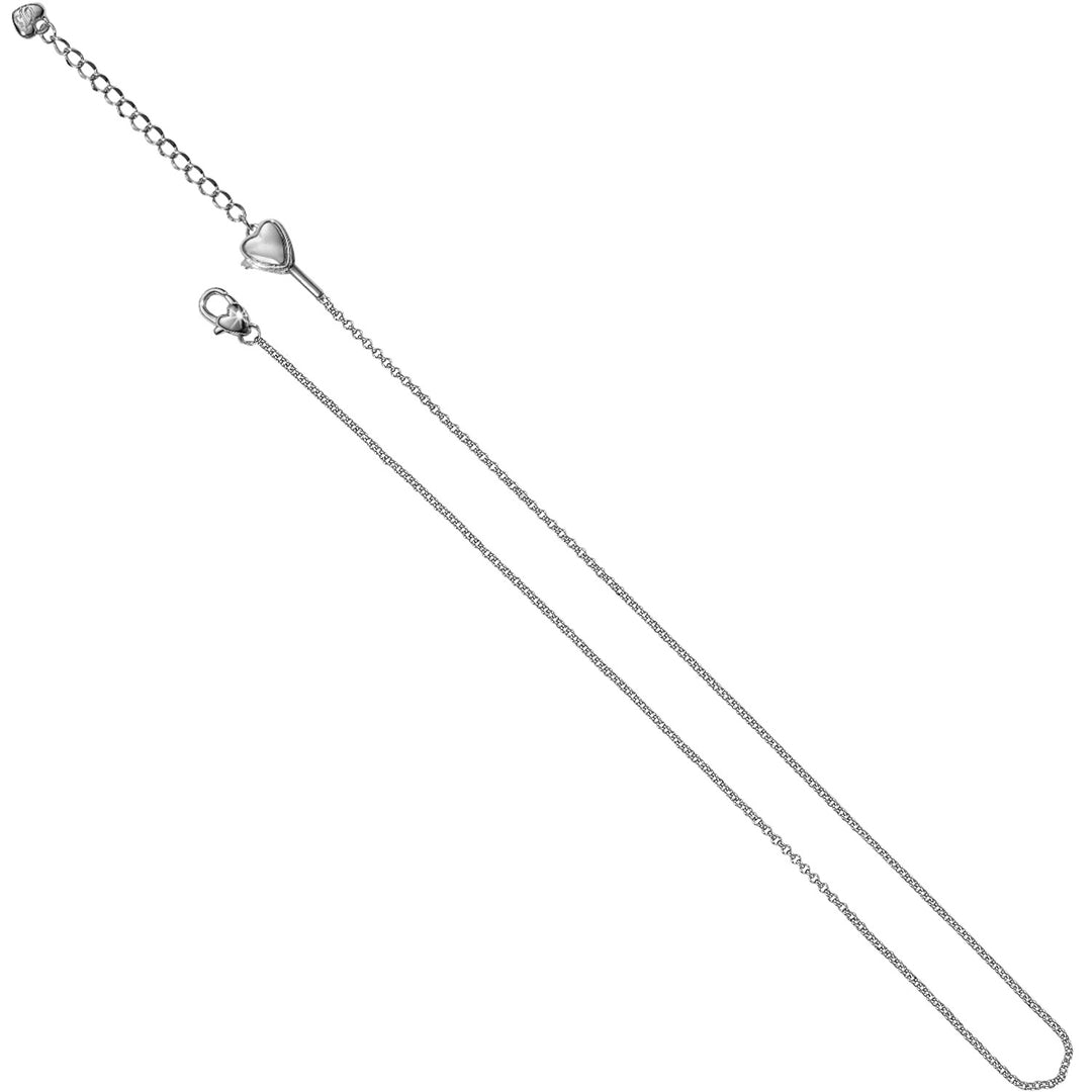 VIVI DELICATE SHORT CHARM NECK - SILVER