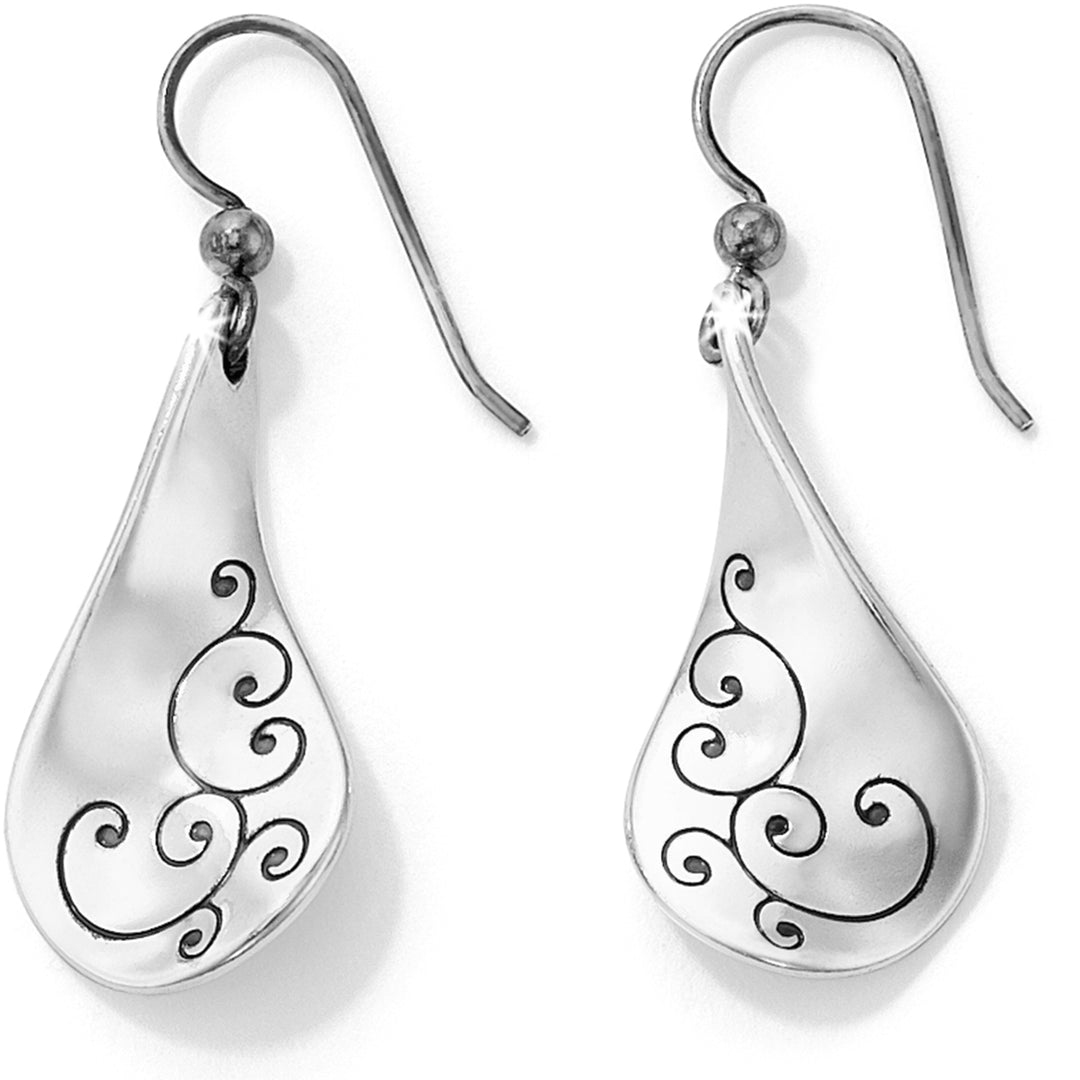 TWIRL FRENCH WIRE EARRINGS