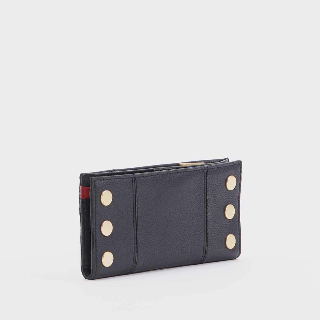 HAMMITT 110 NORTH WALLET - BLACK/BRUSHED GOLD