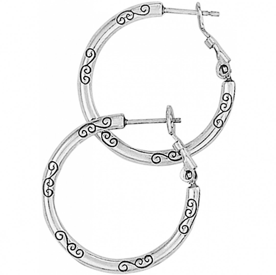 SMALL EARRING CHARM HOOPS