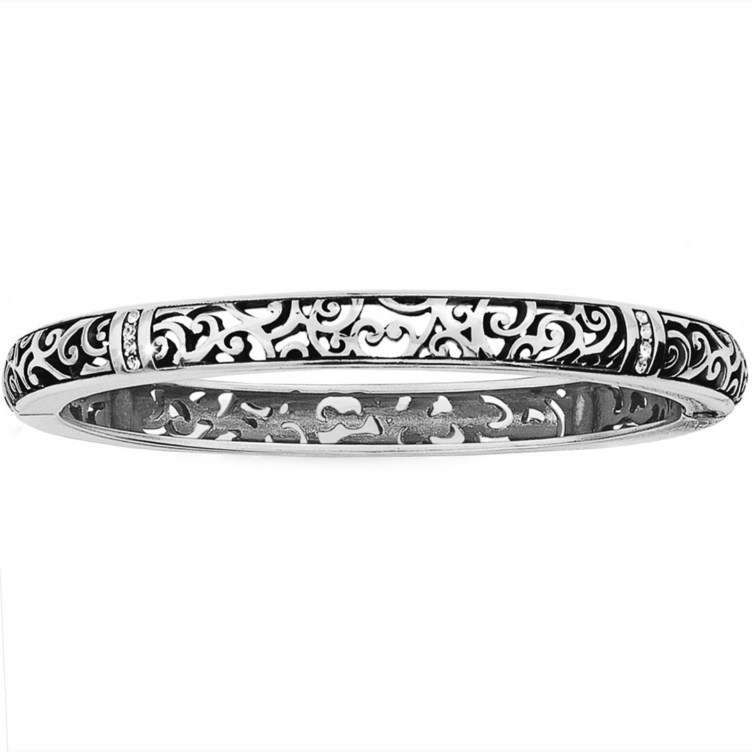 VIEWPOINT HINGED BANGLE - SILVER