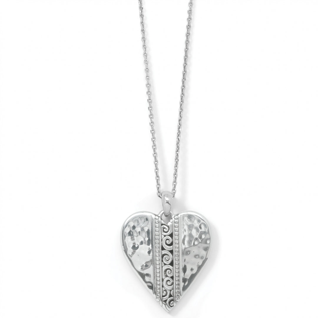 MINGLE ADORE HEART NECKLACE - SILVER
