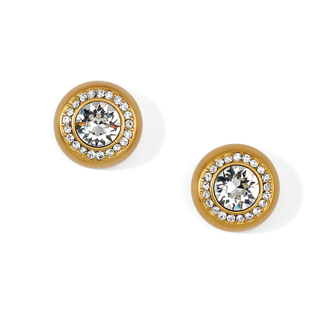 SUISSES POST EARRINGS - BRUSHED GOLD