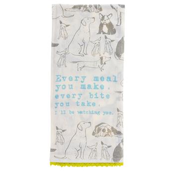 FLOUR SACK TEA TOWEL DOG