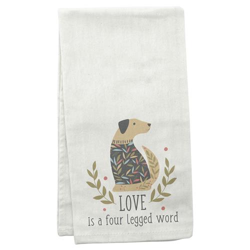 FLORA TEA TOWEL DOG