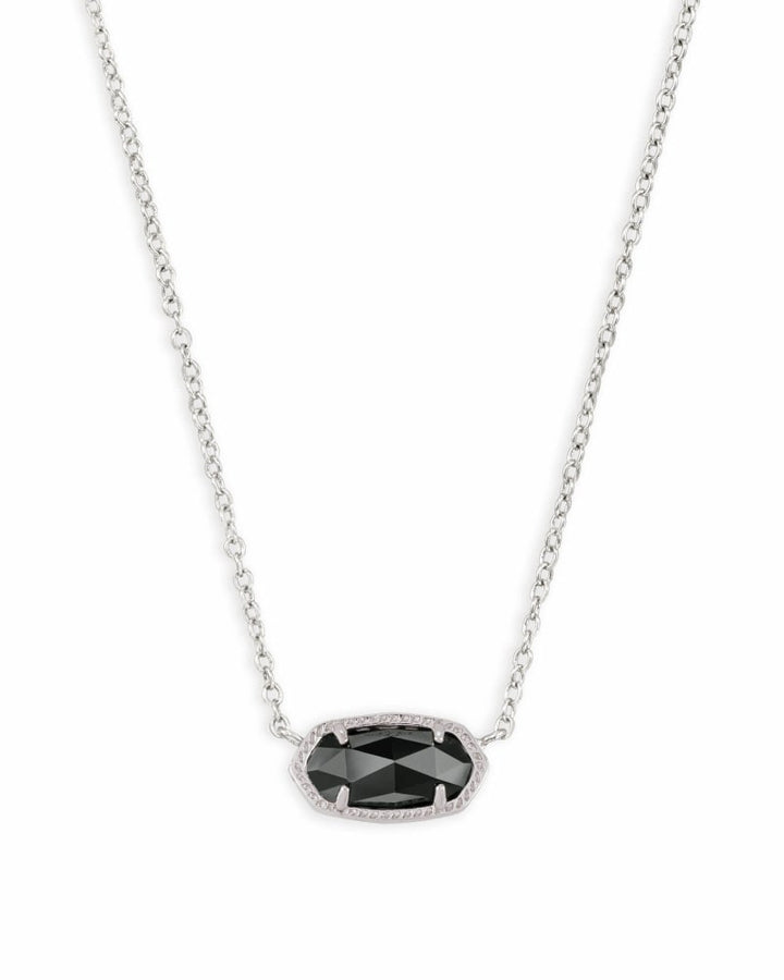 KENDRA SCOTT ELISA NECKLACE - RHOD/BLACK