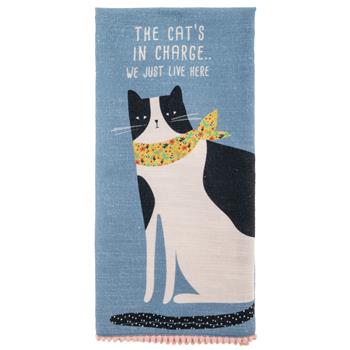 ECLECTIC TEA TOWEL - CAT