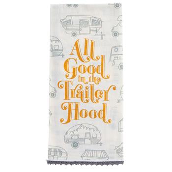 FLOUR SACK TEA TOWEL TRAILER HOOD