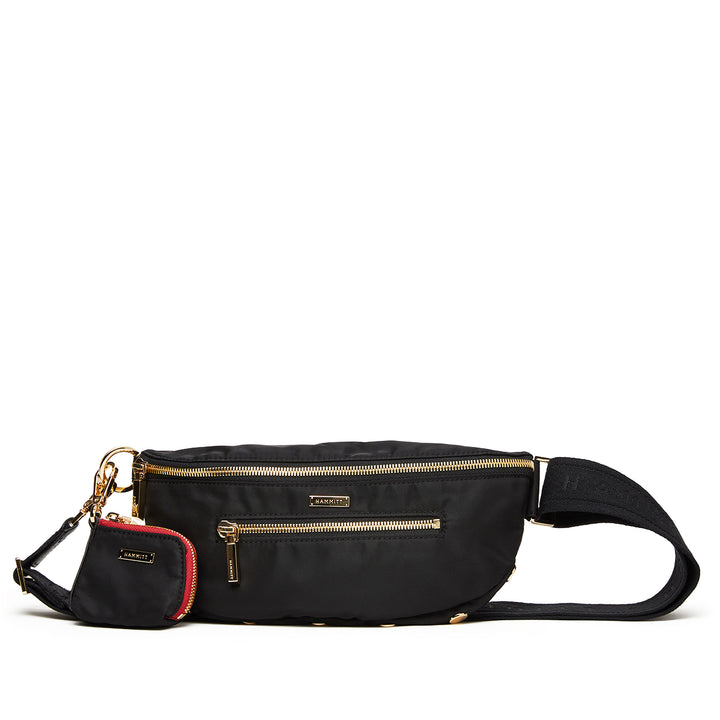 HAMMITT MEDIUM CHARLES CROSSBODY - BLACK NYLON CARGO