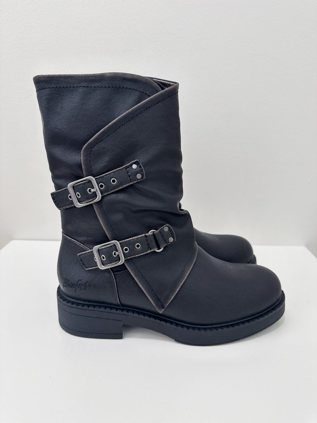 BLOWFISH VENICE 2 MID-SHALF BOOT - BLACK