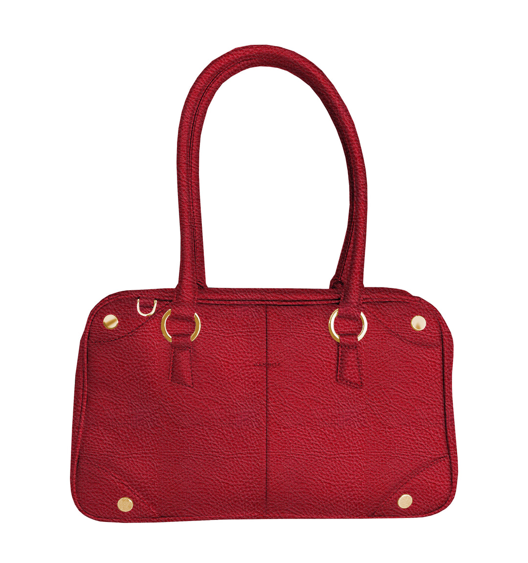 HAMMITT MEREDITH MEDIUM HANDBAG - CHILI RED/GOLD