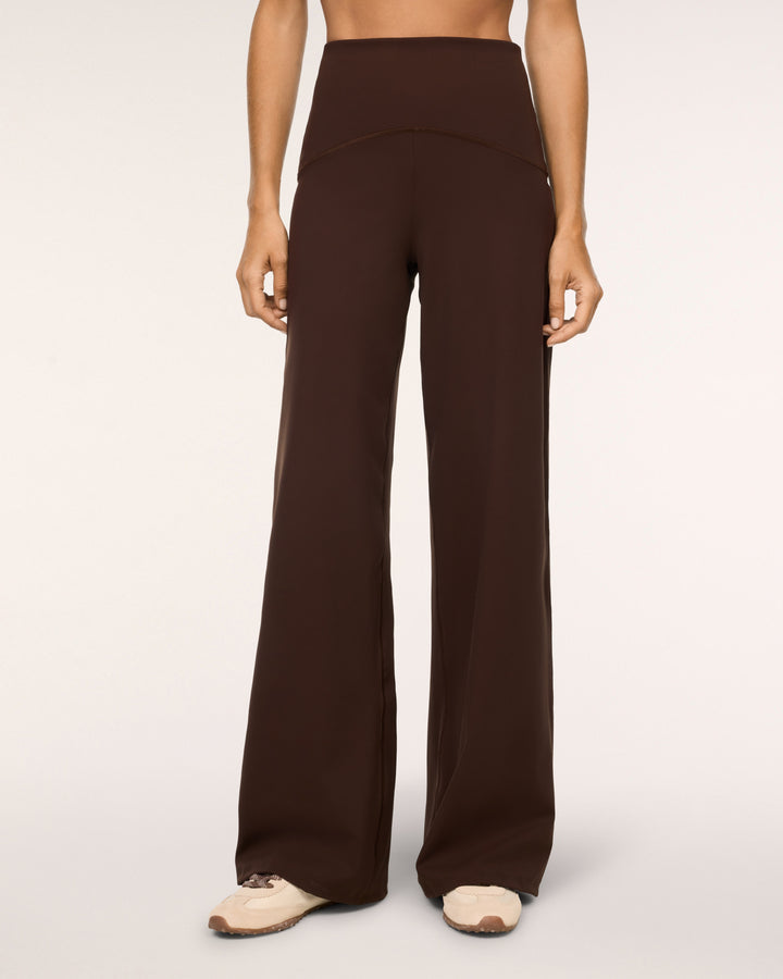 SPANXSHAPE BOOTY BOOST WIDE LEG PANT - UMBER ROOT