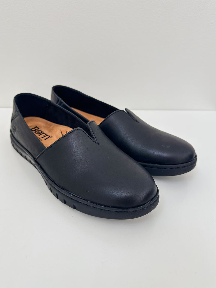 BORN SEBRA II SLIP ON SHOES - BLACK