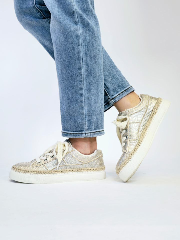 BLOWFISH NORTHSHORE SNEAKER - TAUPE/SILVER