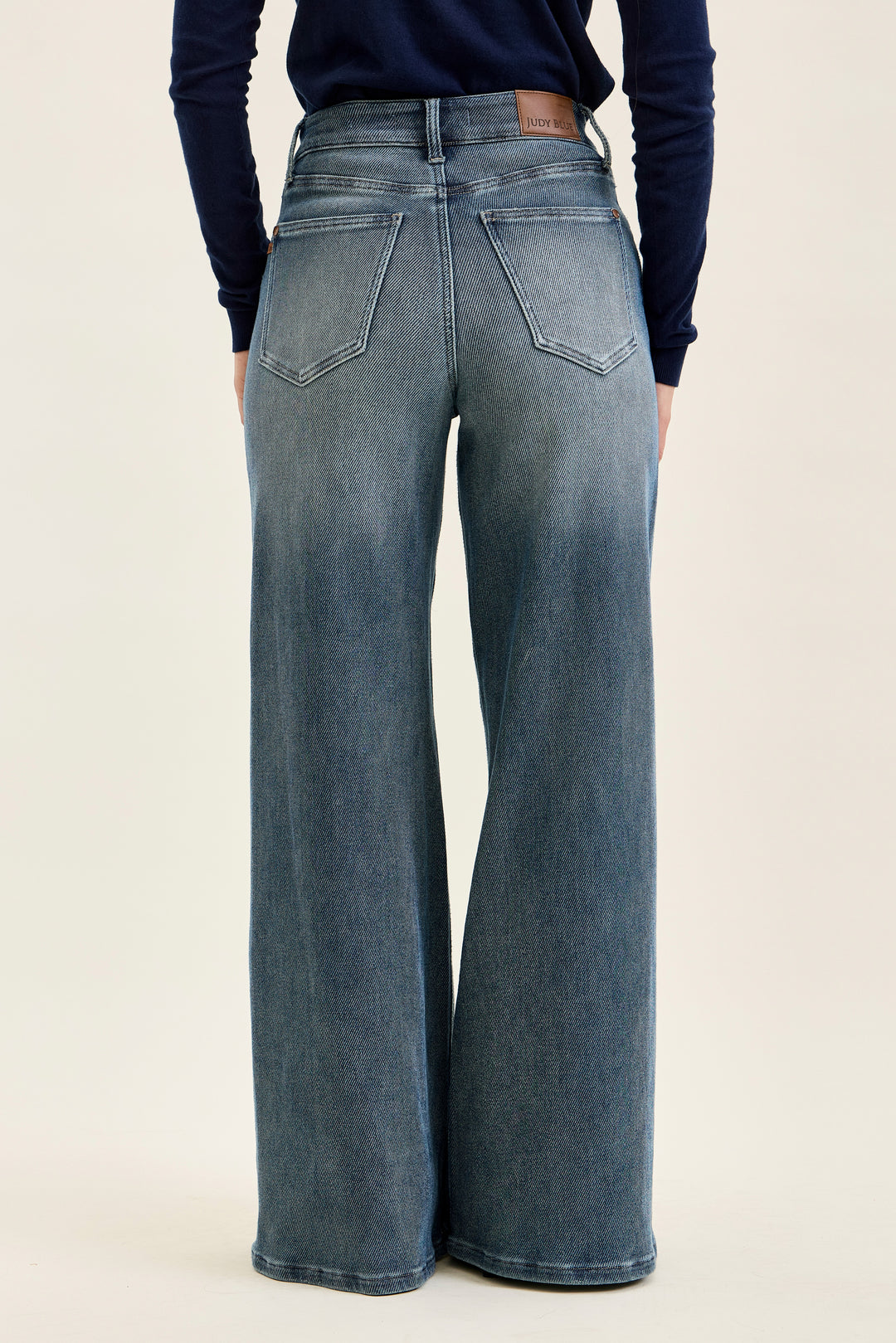 JUDY BLUE HW LIZA PALAZZO JEANS - 30.75" INSEAM - OCEAN FADE
