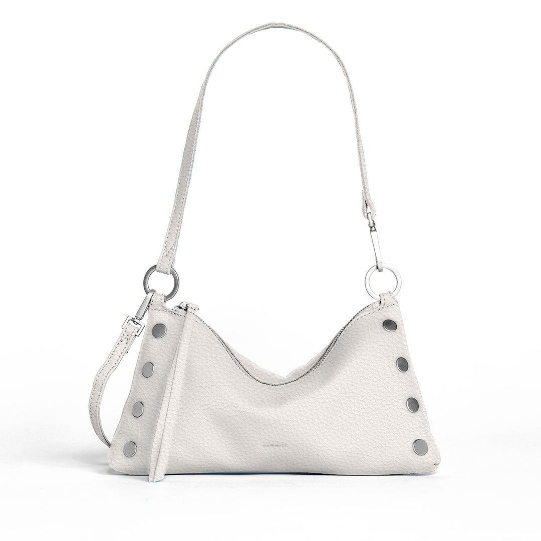 HAMMITT KYLE HANDBAG - CALLA LILY WHITE/SILVER