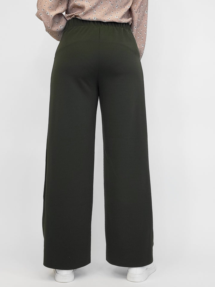 WIDE LEG PANT - OLIVE