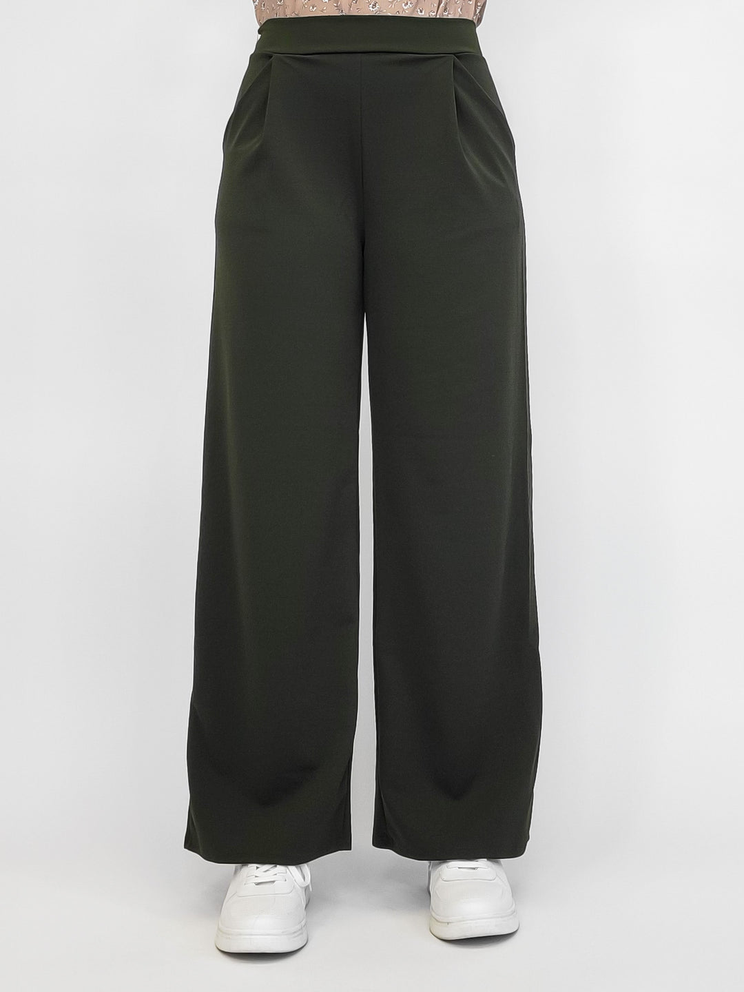 WIDE LEG PANT - OLIVE