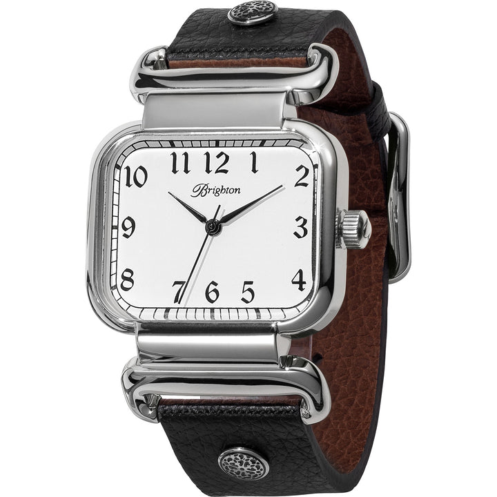 MONTECITO REVERSIBLE WATCH - BLACK-BROWN