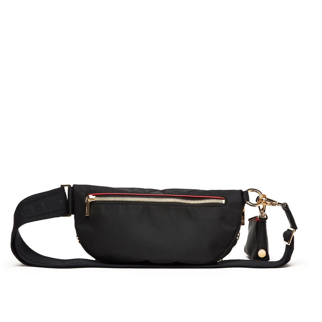 HAMMITT MEDIUM CHARLES CROSSBODY - BLACK NYLON CARGO