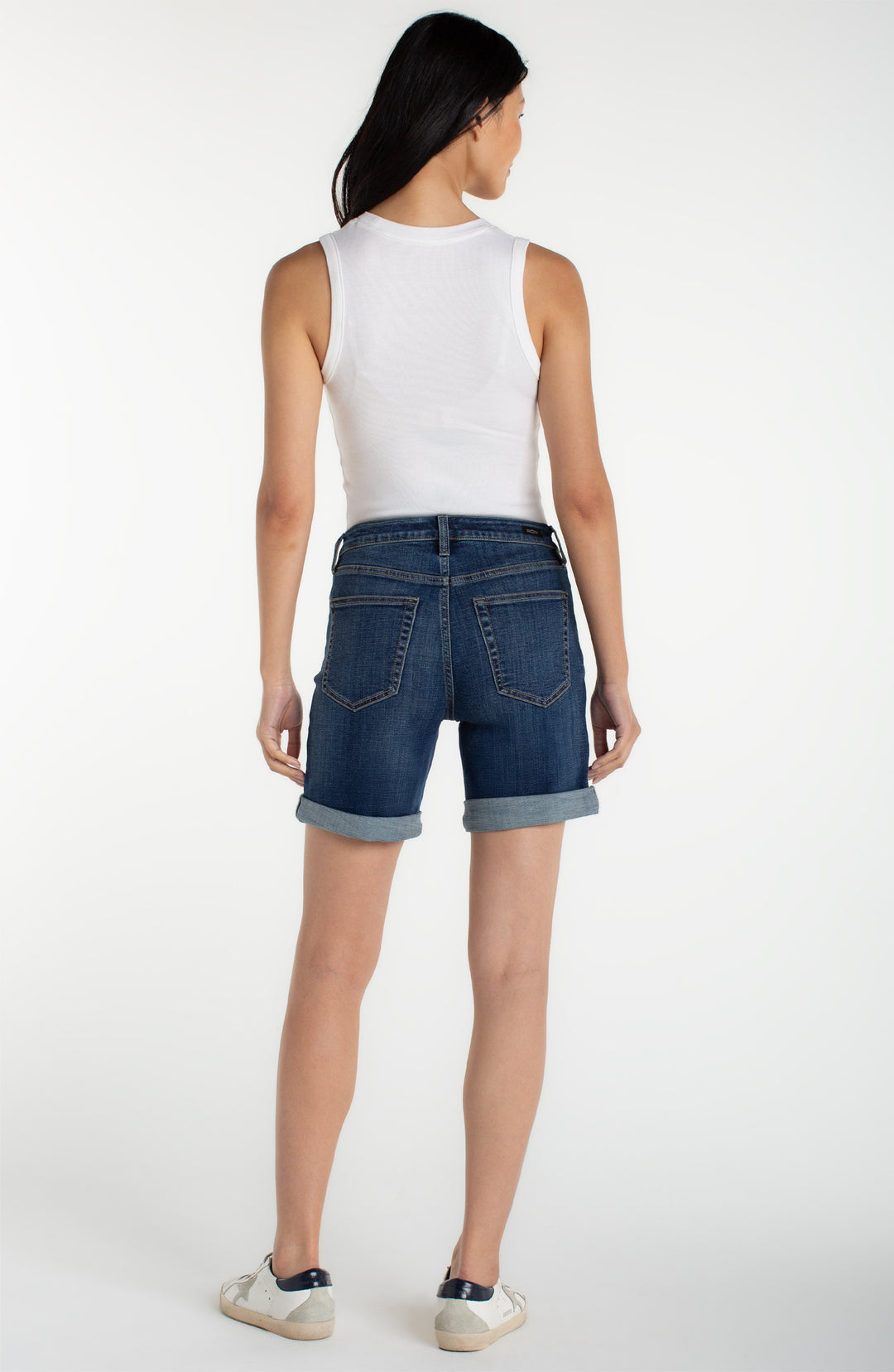 MARLEY GIRLFRIEND SHORTS W/ROLL CUFF HEM - 7"/10" INSEAM - RUSHLAND