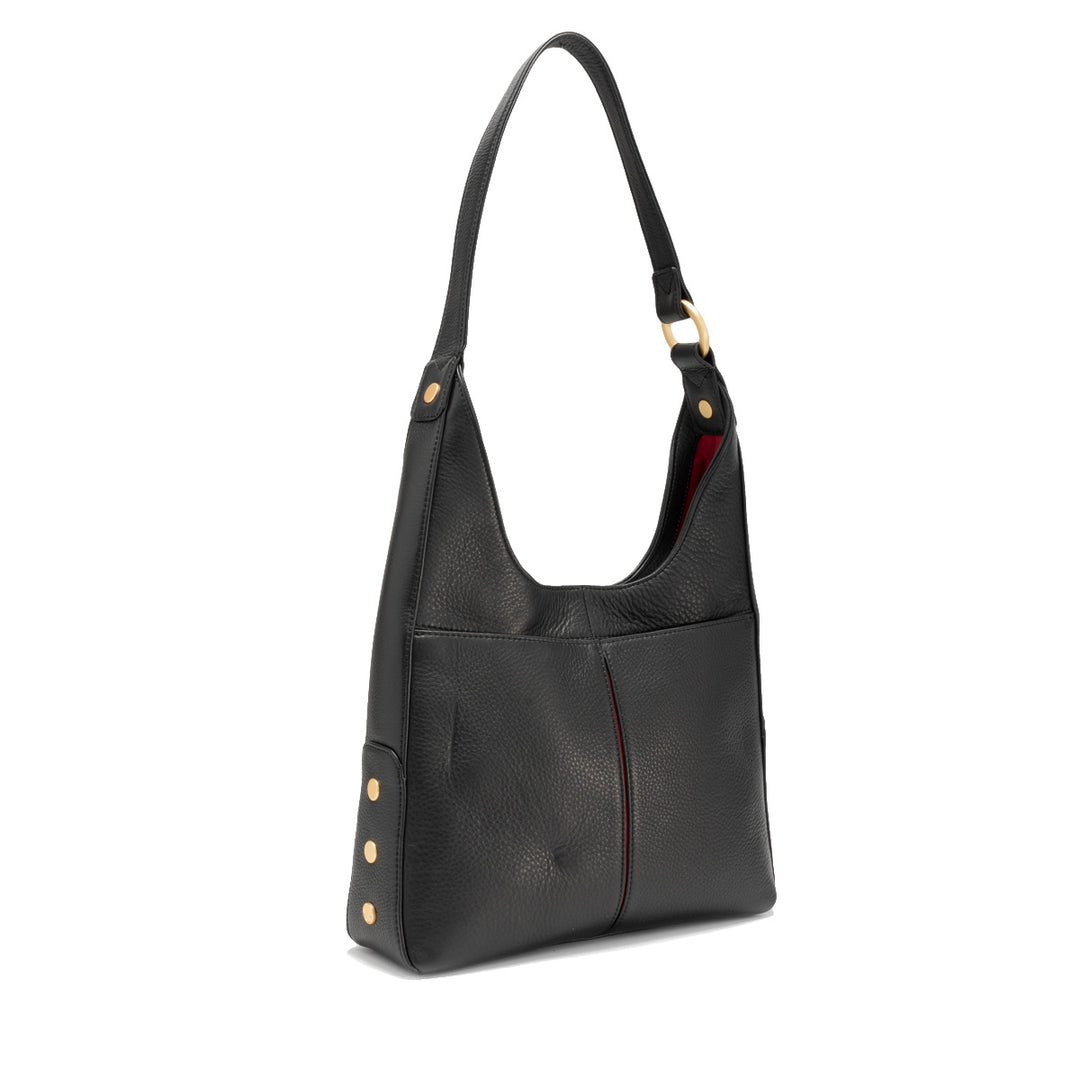 HAMMITT TIM MEDIUM BAG - BLACK/BRUSHED GOLD