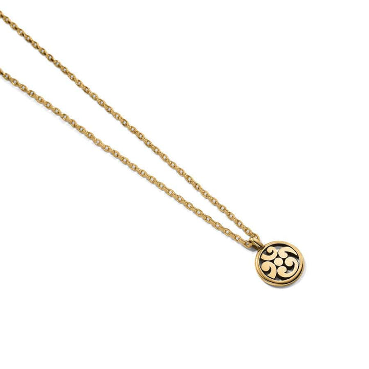 CONTEMPO MEDALLION PETITE NECKLACE - GOLD -