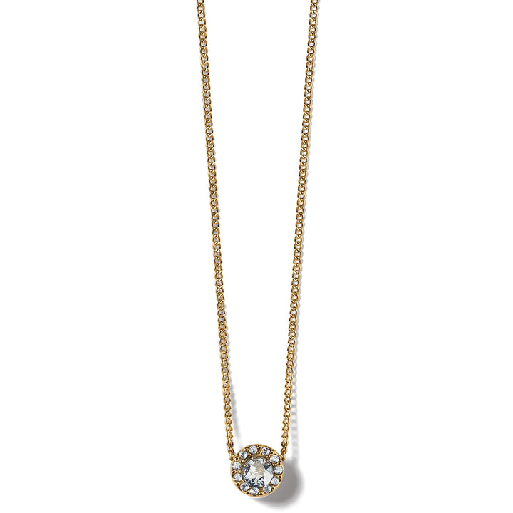 ILLUMINA SOLITAIRE NECKLACE - GOLD