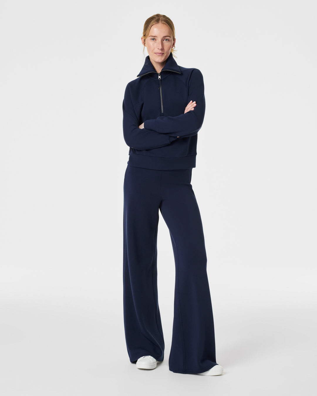 SPANX AIRESSENTIALS WIDE LEG PANT - TIMELESS NAVY