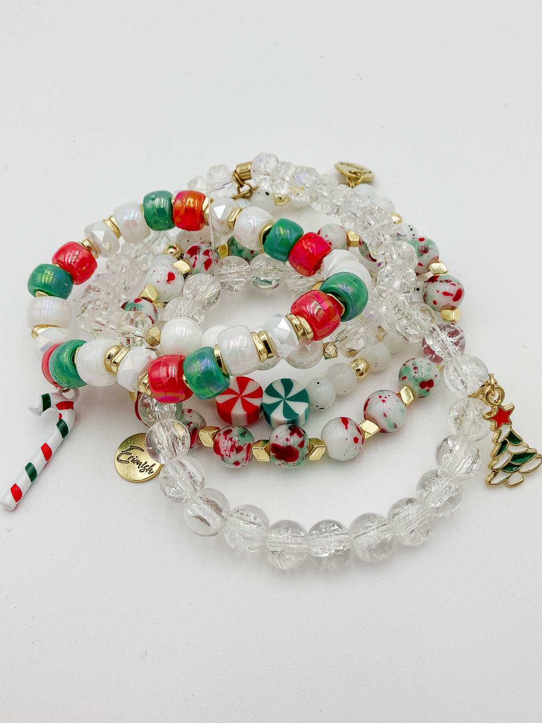 ERIMISH STRETCH BRACELETS S/5 - RIBBON CANDY