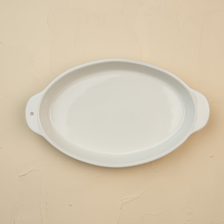 oval baker -  pinstripes