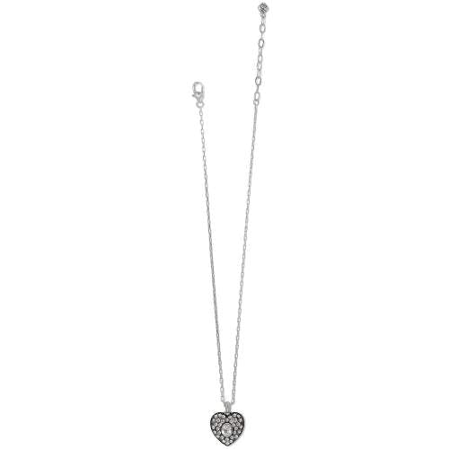 ADELA HEART MINI NECKLACE - SILVER