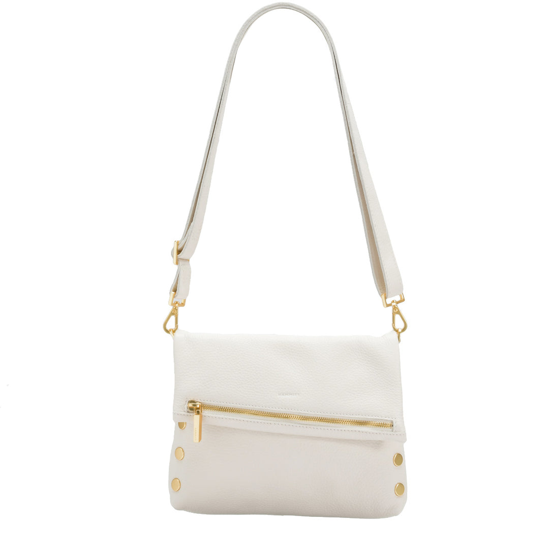 HAMMITT VIP MEDIUM CROSSBODY - CALLA LILY WHITE/BRUSHED GOLD