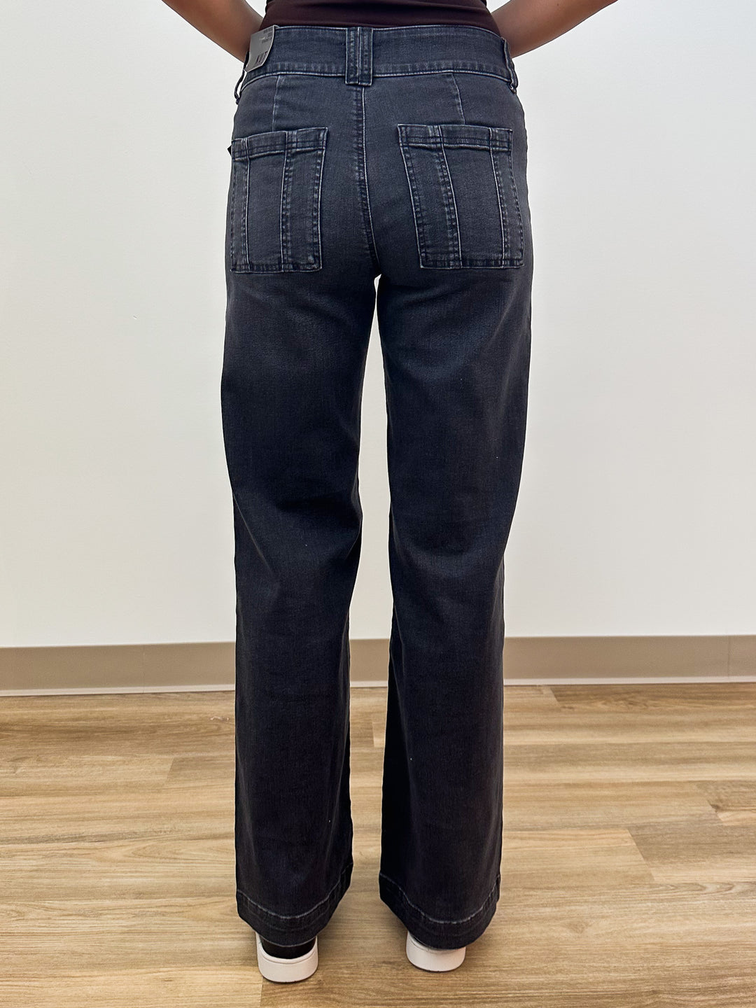 JODI HIGH RISE STRAIGHT LEG PORKCHOP FRONT POCKETS - INNOCENTLY - 31.75" INSEAM