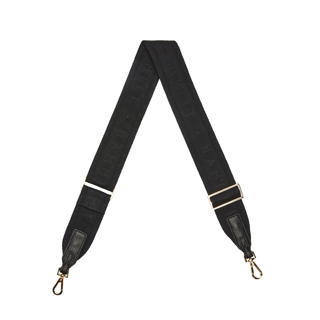 HAMMITT MEDIUM KYLE HANDBAG - BLACK NYLON CARGO/GOLD