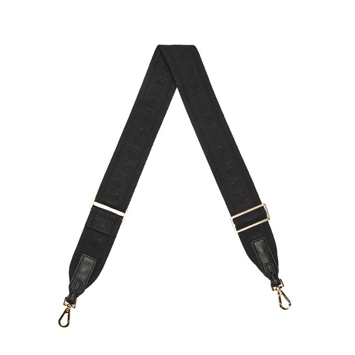 HAMMITT MEDIUM KYLE HANDBAG - BLACK NYLON CARGO/GOLD