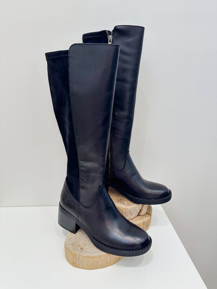 BORN VIOLETTE TALL BOOTS - BLACK