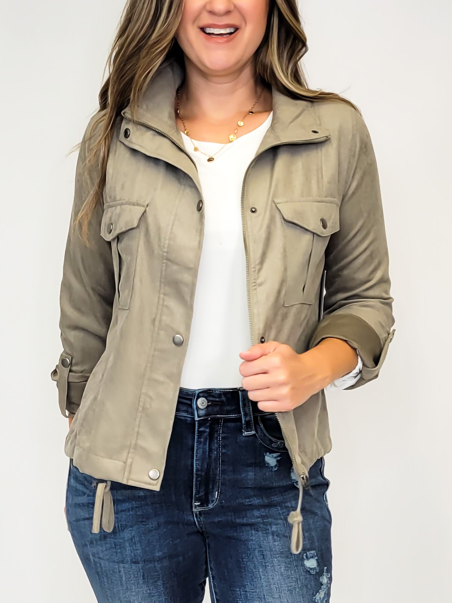 Best olive hotsell women's utility jacket