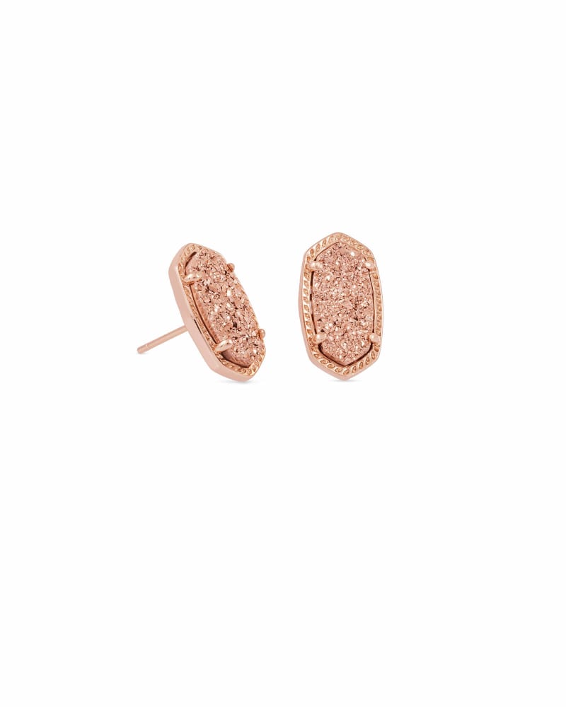 ELLIE DRUSY EARRINGS, RHOD/IRID